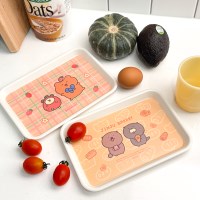 곰고미와 보리 그리고 해리와 달이의 미니 쟁반 트레이 2종