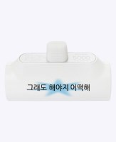 [withsome도킹배터리]킵고잉 해야지 블루 도킹형 보조배터리