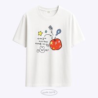 [사나 착용] [withsome made]사과 같이 키치하고 어여쁜 티셔츠