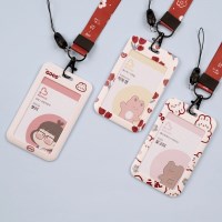 사원증 하드케이스 레드 type+줄세트