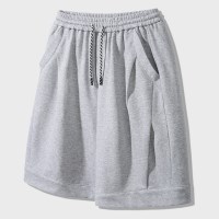 앨빈클로 스트링 포인트 투턱 버뮤다 스웨트 팬츠 DLX2941 (2 COLOR)