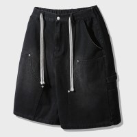 앨빈클로 더블니 버뮤다 데님 팬츠 DLX2966