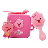 잔망루피 뷰티 피우치 캐릭터 빗 거울 세트