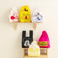 디즈니 니트 미니 손가방 니트백 손목가방 6종