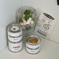 럭키참 캐니스터 캔들 (키링+캔들라이터 증정)