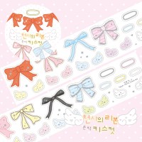 천사의리본 은박키스컷