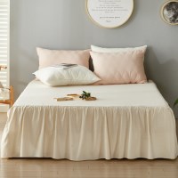 샤르르 샤를 피그먼트 워싱 매트리스커버 침대 스커트 S/Q/K 3size 2