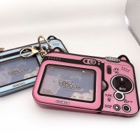 귀여운 레트로 Y2K 카메라 포카홀더 포토카드 파우치