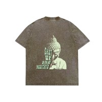 바반투 닥치고명상 피그먼트 반팔티 면티셔츠 2 COLOR