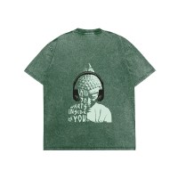 바반투 헤드셋붓다 HEADSET BUDDHA 피그먼트 반팔티 면티셔츠