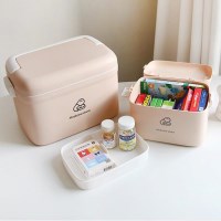 가정용 구급 약 상자 정리 함 2size