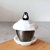 티인퓨져 실리콘 스틸 북극곰 펭귄 차거름망 Q321-O