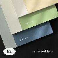 [날짜형] 2026 에피소드 위클리 저널 B6 (PVC 커버 포함)