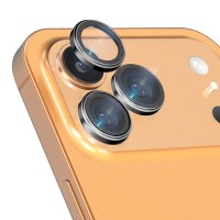 아이폰17 카메라 블랙 메탈링 렌즈 강화유리 보호필름 1매