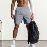 남성 2in1 반바지 러닝 팬츠