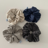 스트라이프 스크런치 머리끈 헤어슈슈