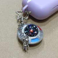 우주선 UFO 가방장식 유니크 스타 체인 유에프오 키링