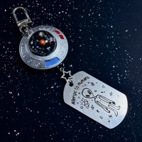 UFO 우주선 키홀더 외계인 펜던트 가방악세사리 특이한 키링
