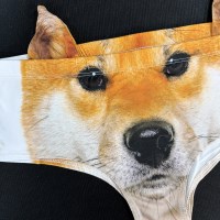 물끄럼 시바견 웃긴 팬티 킹받는 속옷 쓸데없는 쓸모없는 웃긴 선물 