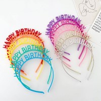 생일머리띠 해피벌스데이 왕관 생일 축하 파티 머리띠