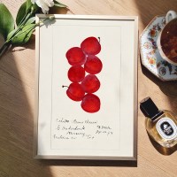 앤틱 오브제 꽃 과일 명화그림 액자 30종 - e24 자두 1888