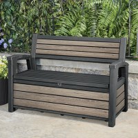 케터 데코코트 벤치 데크박스 (227리터)소형 이동식 창고