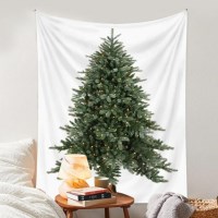 패브릭 크리스마스 벽 트리 포스터 장식 & 소품