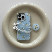 silly little flower pattern [실버 에폭시 범퍼케이스]