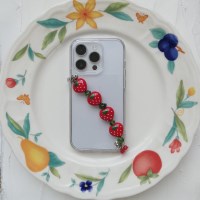 딸기 스트랩 케이스