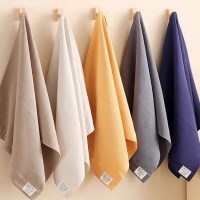 먼지 없는 순면 거즈 세안 헤어 목욕 타월 수건 (4 colors)