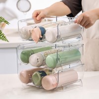 투명 적층 텀블러 정리대 물병 보온병 거치대 다용도 보관 3types