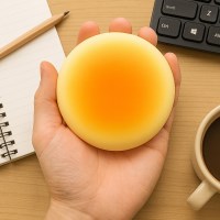 치즈빵 말랑이 장난감 스퀴시 스트레스볼 해소 주물럭 2size