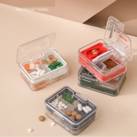 휴대용 약통 알약통 케이스 알약 영양제 알약케이스 약 약병 칸 미드