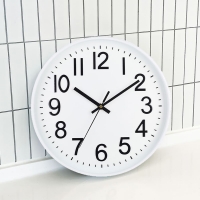 아날로그 원형 무소음 벽시계 30cm 사무실 학교 거실 인테리어 시계