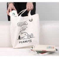 캐릭터 스누피 75주년 빈티지 메신져 에코백 크로스백