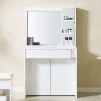 댄디 콘솔 화장대 수납거울 LED조명 800