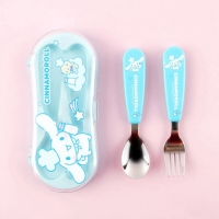 [산리오] 큐티 스푼포크 케이스세트-시나모롤