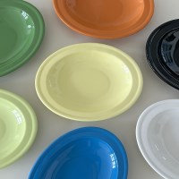 [선물세트] 비비드컬러 오벌 딥플레이트 7color 2p세트 접시