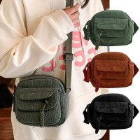 아크네 코듀로이 골덴 미니 크로스백 보조가방