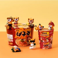 너구리 컵라면 스토퍼 9종(랜덤)