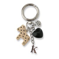 pony heart keyring (이니셜)
