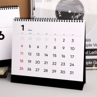 2026 워너디스 비기닝 심플 데스크 캘린더 가로형