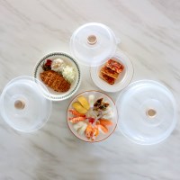 국산 대형 전자렌지용 뚜껑 전자렌지 푸드커버 음식 그릇 덮개 3종세