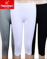 (이노비아)(889/8부)면스판 8부 레깅스 - 3가지색상