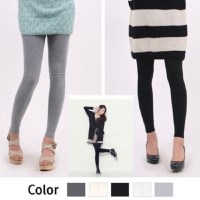 캐주얼 간절기 면스판 여자 9부 쫀쫀 레깅스 데일리