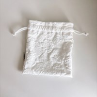string pouch (Vintage rose)