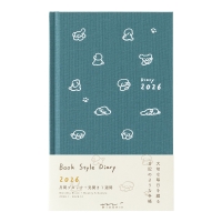 2026 Diary Book Dog - Blue Green