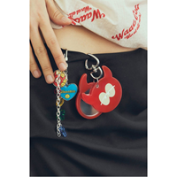 와키 달콤 후르츠 손거울 키링