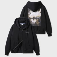 앨빈클로 SILENCE 투웨이 오버핏 후드집업 AZH304 (2 COLOR)