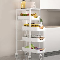 슬라이딩 틈새 수납장 중형